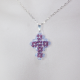 Small Cross - Noga-Silver Chain - 2